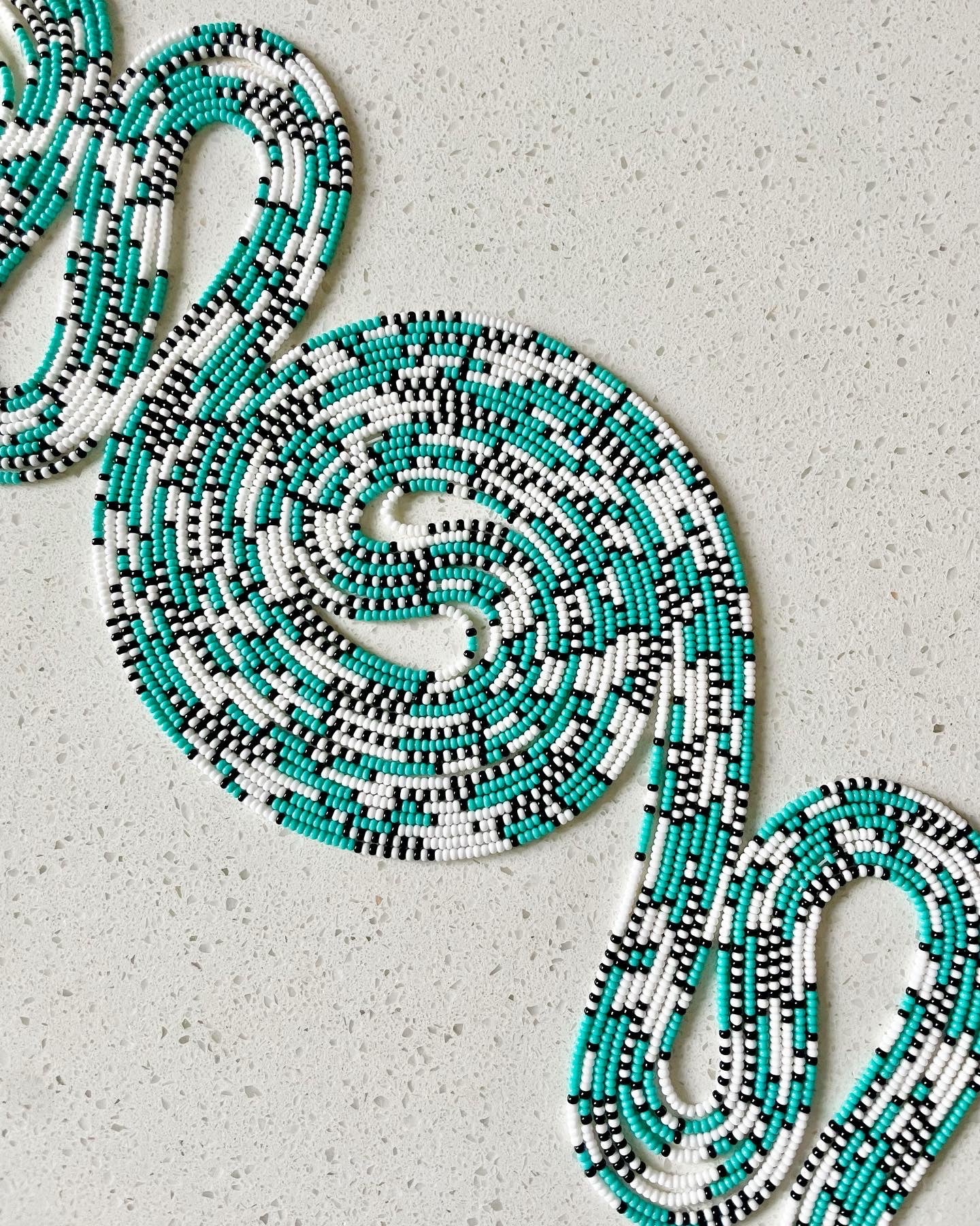 Kofi- The Black & White Misha Maasai Collection