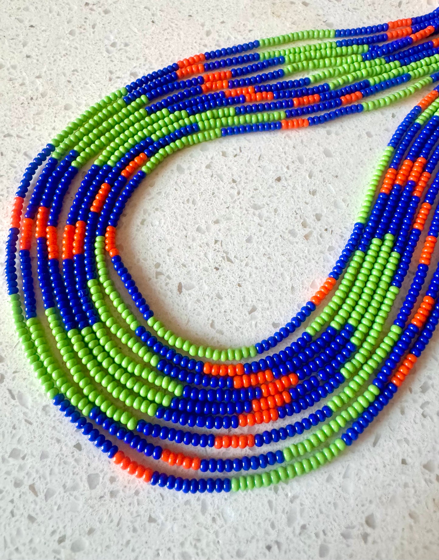 Green & Cobalt Anklet