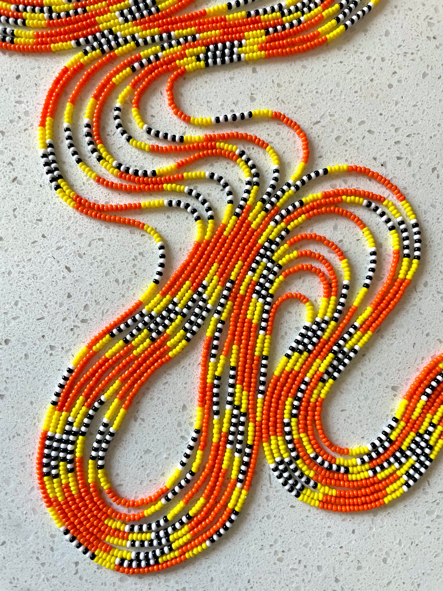 Marigold-The Black & White Misha Maasai Collection