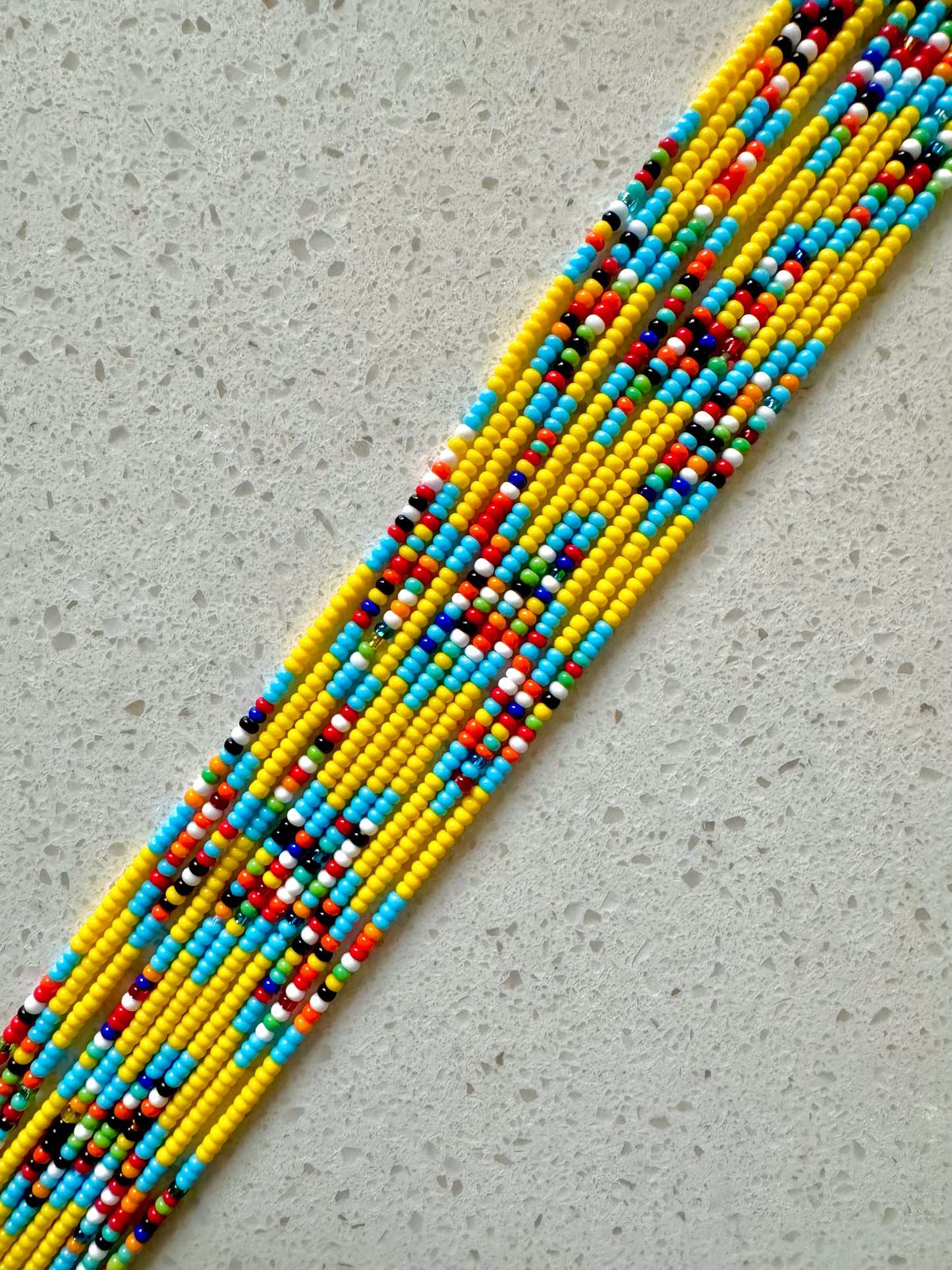 Yellow, Blue Misha Maasai