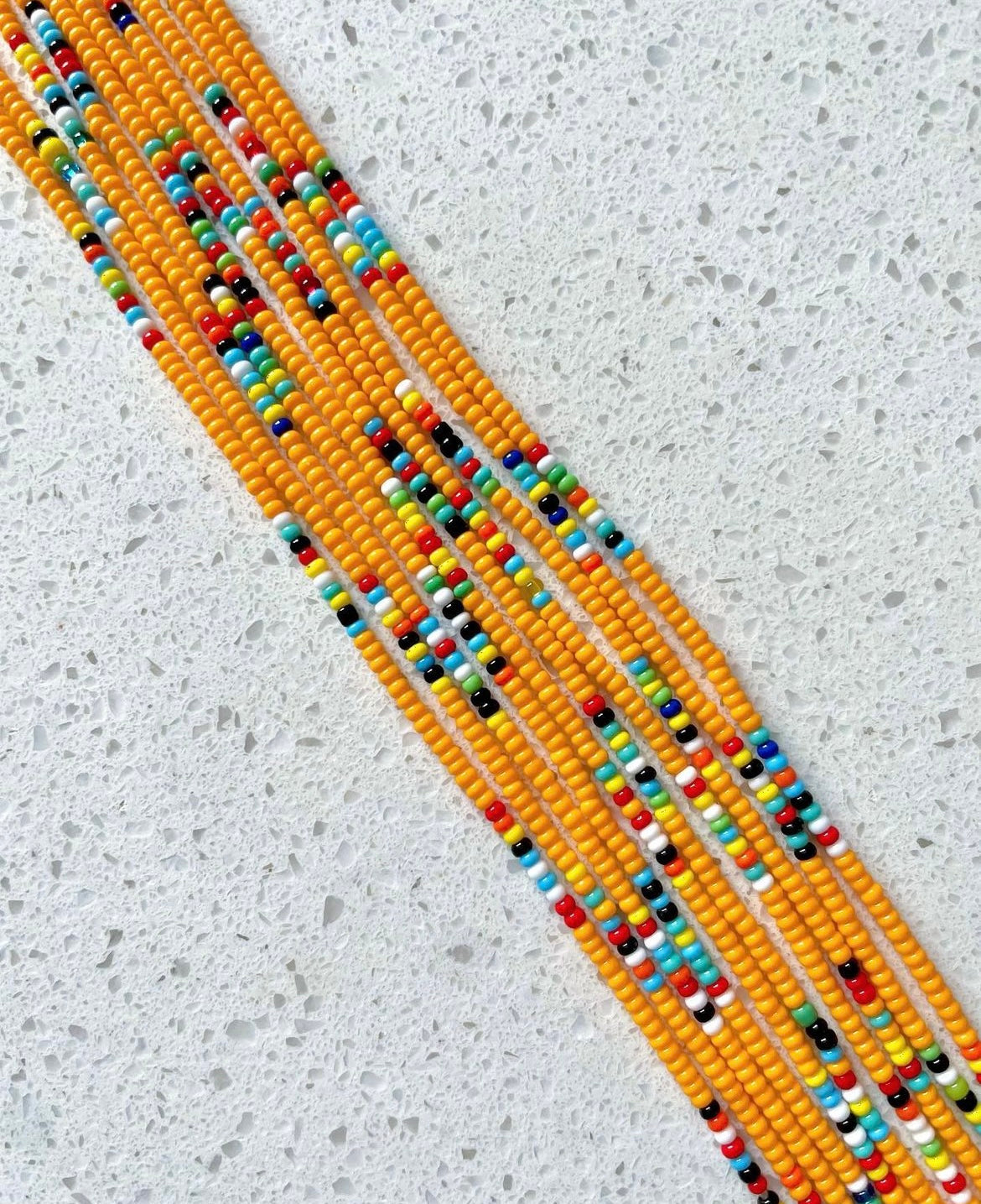 Saffron Misha Maasai Anklet