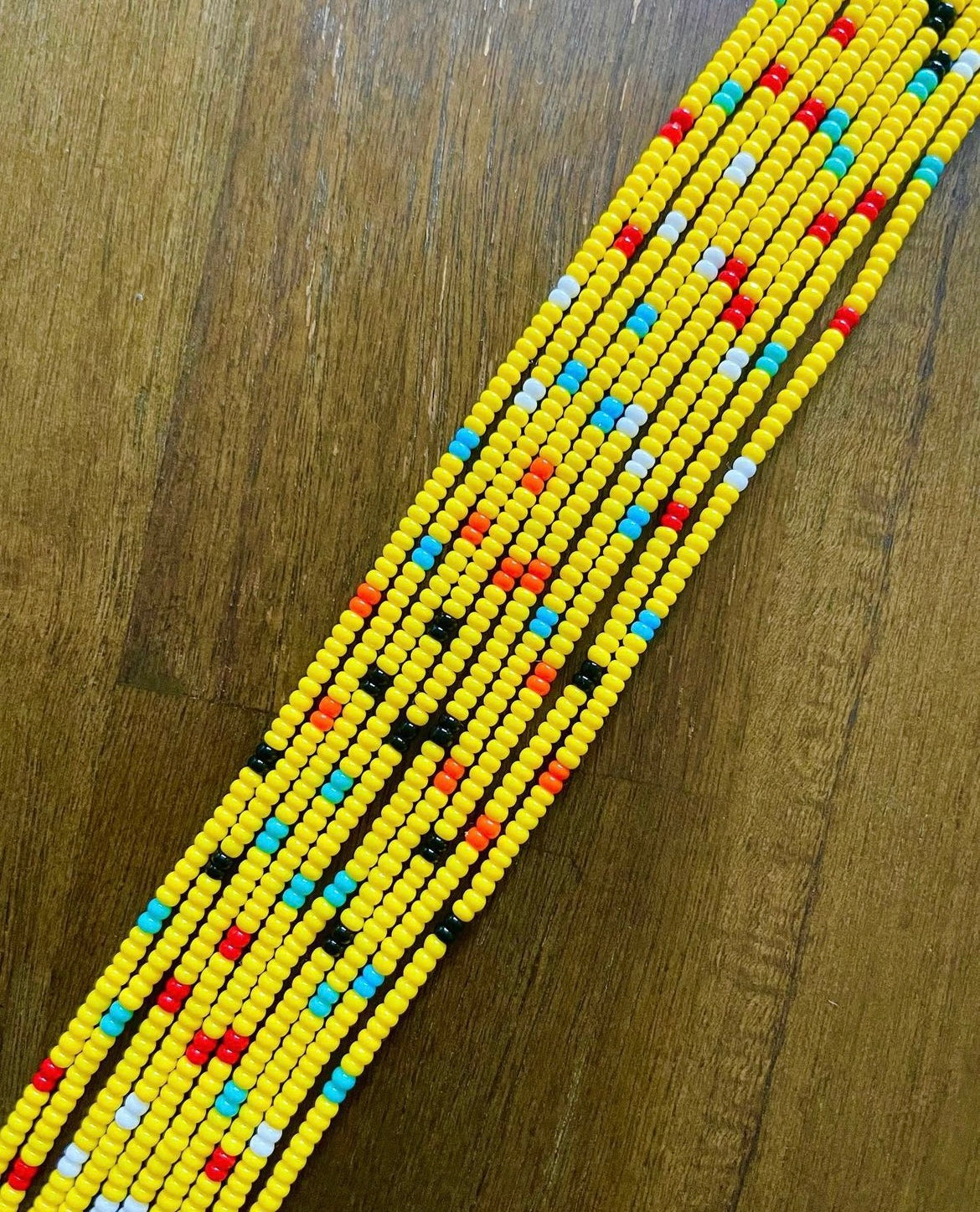 Yellow Spectrum Anklet