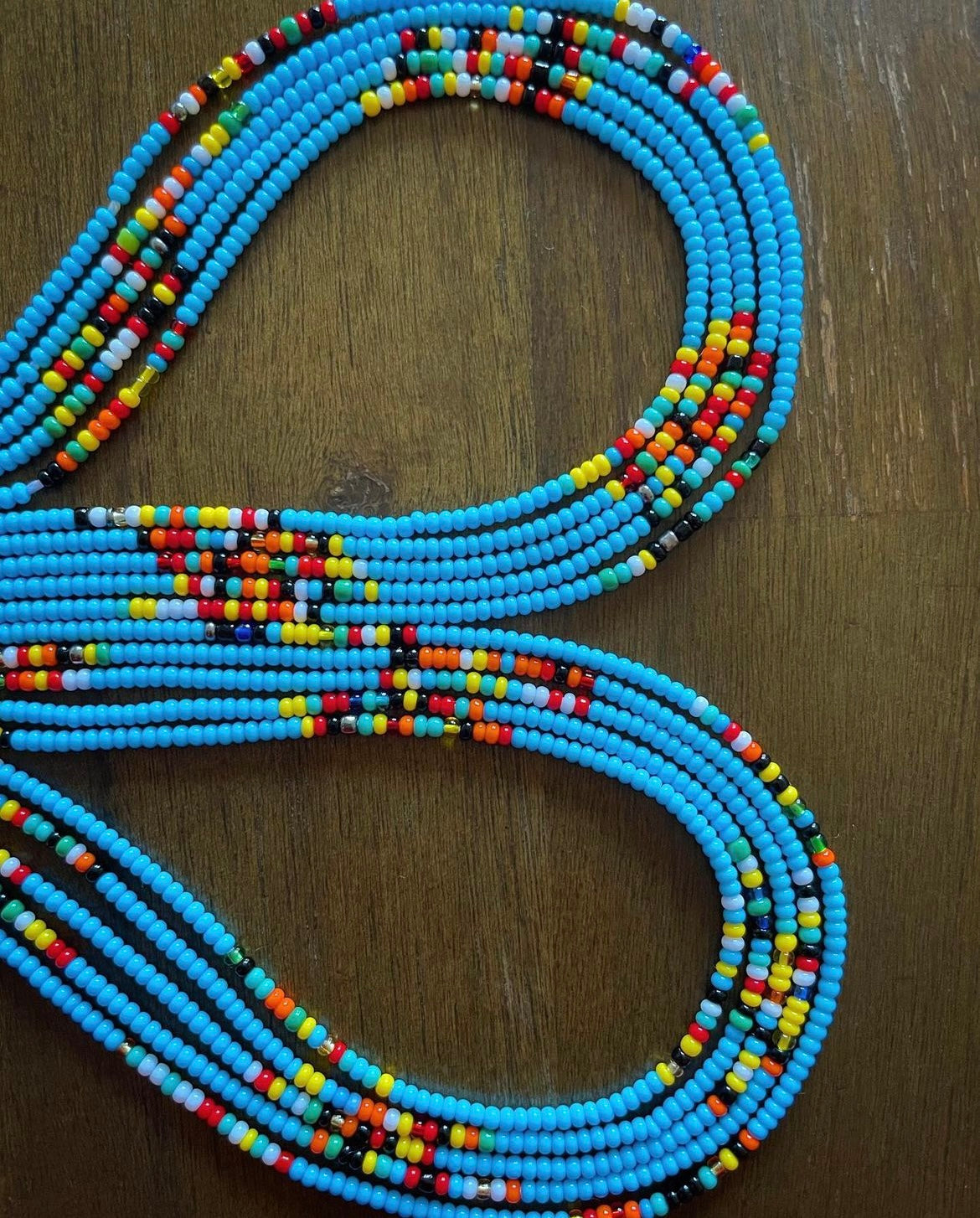 Blue Misha Maasai Anklet