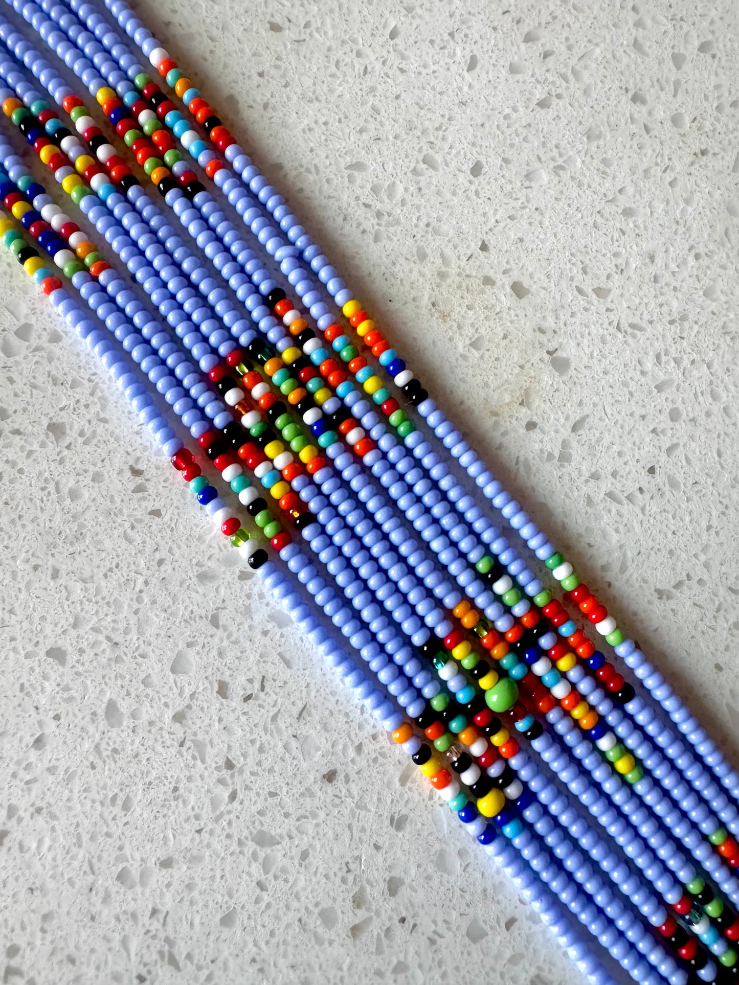 Periwinkle Misha Maasai Anklet